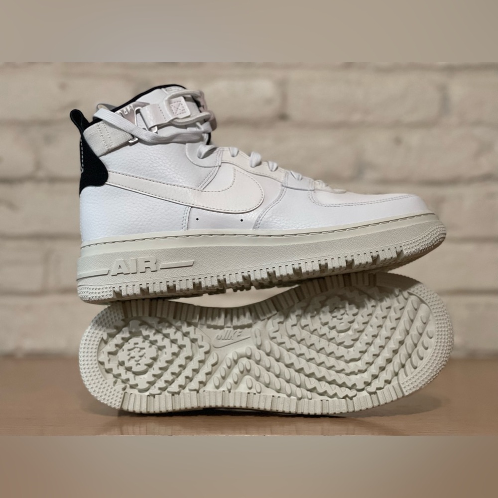 Nike Air Force 1 High UT 2.0 Summit White Black Women 11/Men 9.5 AF1 DC3584-100